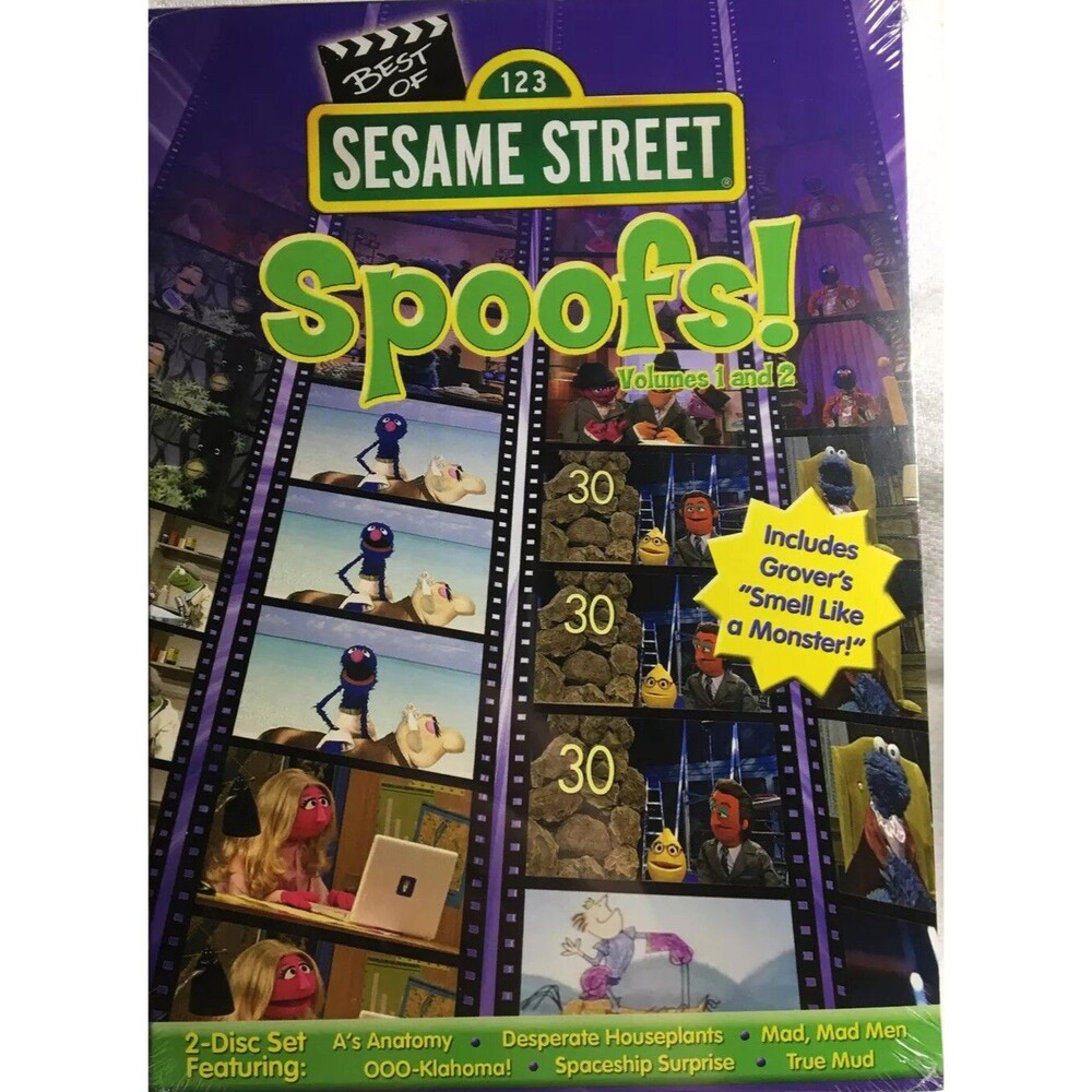 Sesame Street￼. The Best of Sesame Spoofs: Volume one and two￼. New DVD.